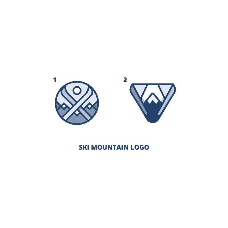 R Mountain Logo - or 2? Ski Mountain logo. : graphic_design