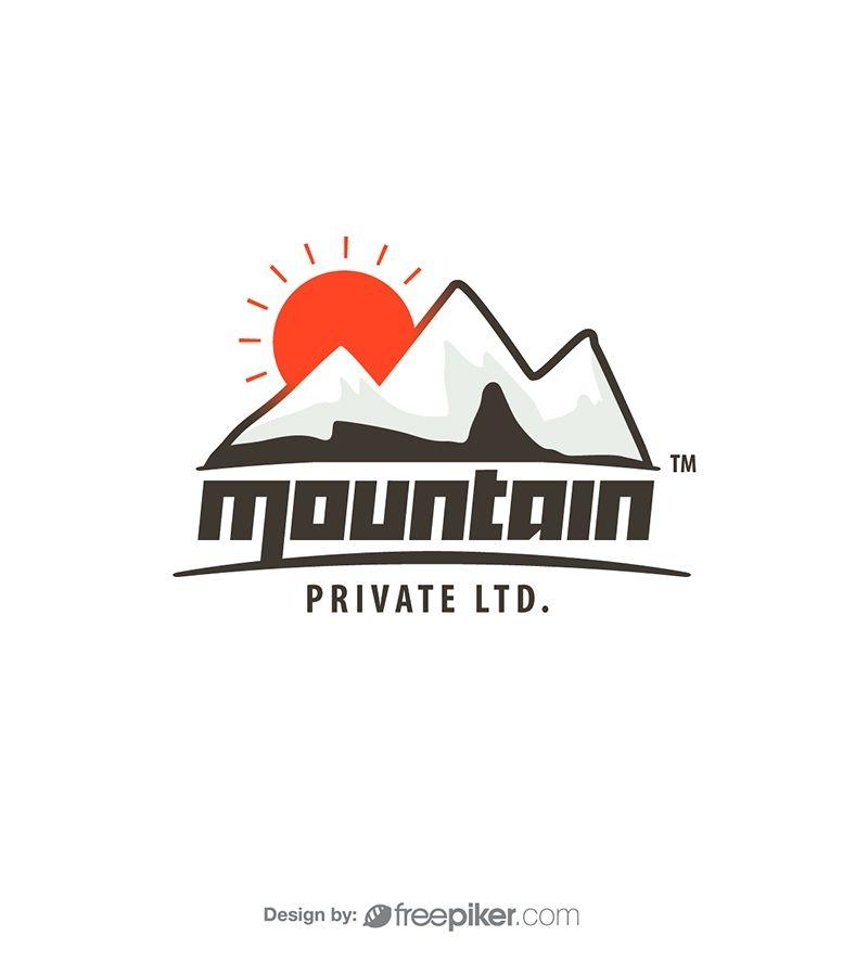R Mountain Logo - Freepiker | mountain logo