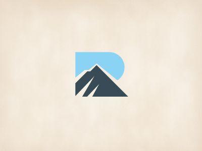 R Mountain Logo - Rainier | Identity | Logo design, Logo design inspiration, Branding ...