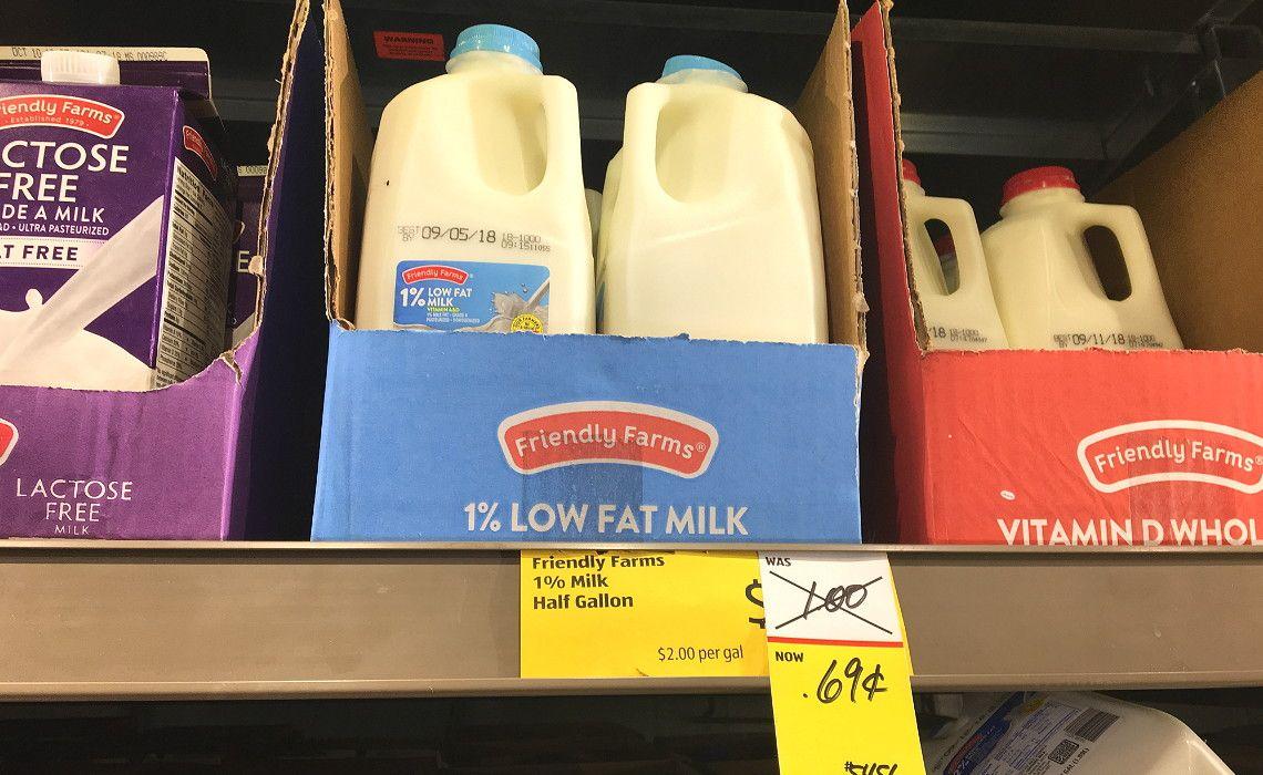 Friendly Farms Logo - Friendly Farms Milk Half-Gallon, Only $0.69 at Aldi! - The Krazy ...