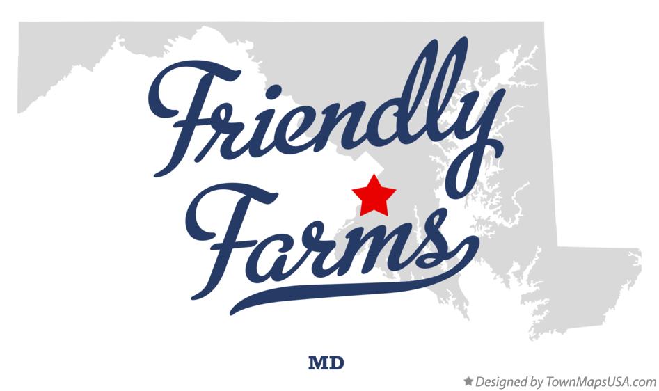 Friendly Farms Logo - Map of Friendly Farms, MD, Maryland