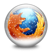 Firefox Globe Logo - Mozilla Holiday Graphics
