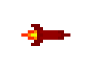 Missile Red Logo - red missile | Pixel Art Maker
