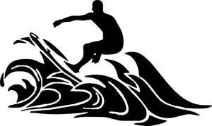 Surfer Logo - Surfer Logo V Sticker Decal CAR VAN WINDOW JDM VW DUB SURF ...