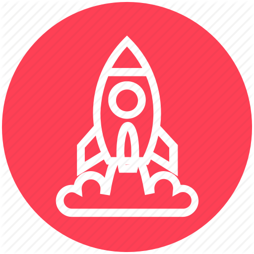 Missile Red Logo - Missile, rocket, rocket launch, science, spacecraft, spaceship ...
