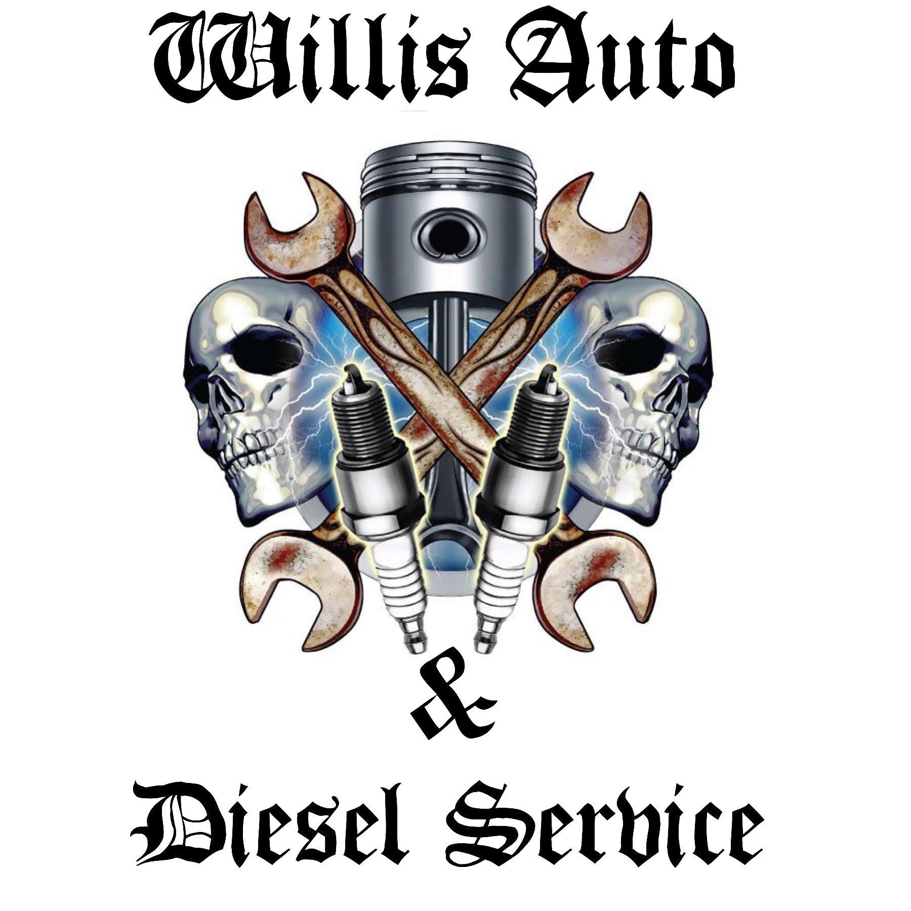 Diesel Mechanic Logo - Willis Auto and Diesel Service