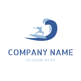 Surfer Logo - Free Surf Logo Designs. DesignEvo Logo Maker