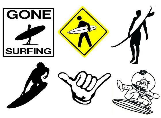Surfer Logo - The best surf stickers for your surfboard