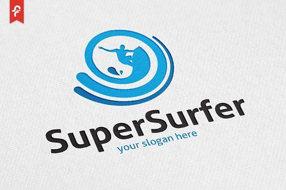 Surfer Logo - Super Surfer Logo Logo Templates Creative Market