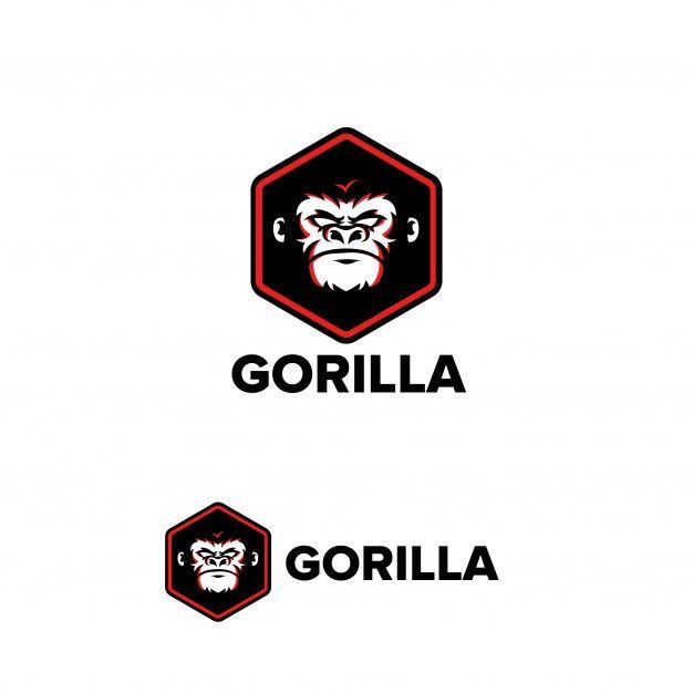 Hexagon Corporate Logo - Gorilla logo hexagon company corporate template mascot character