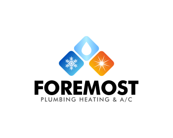 Foremost Logo - Foremost Plumbing Heating & A/C logo design contest - logos by ...