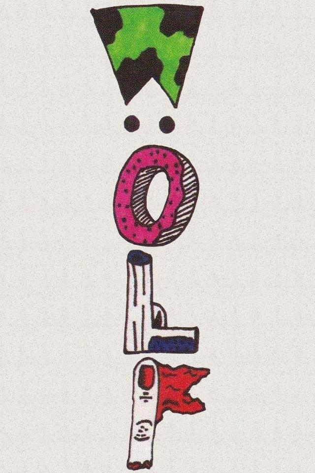 Odd Future Wolf Logo - I made the drawn Wolf logo from the deluxe edition into a wallpaper ...