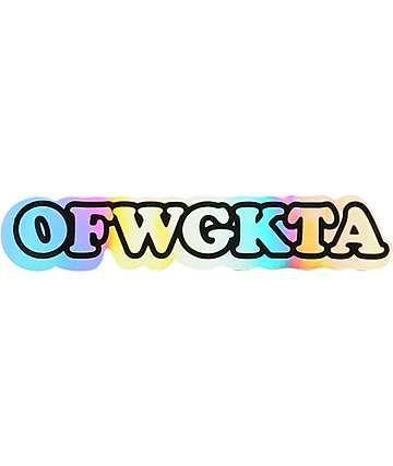 Odd Future Wolf Logo - Odd Future OFWGKTA Sticker | christmas gifts | Odd future, Stickers ...