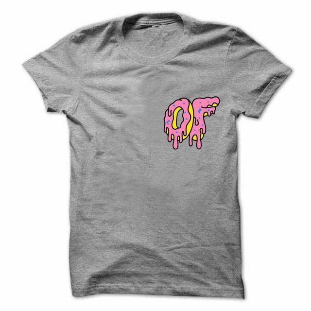 Odd Future Wolf Logo - Odd Future Dripping Breast Logo Donut T shirt Unisex Wolf Gang Tyler