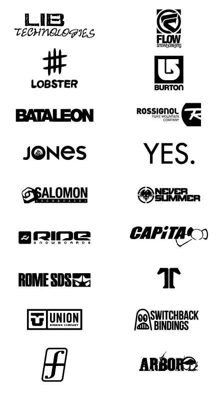 Snowboard Logo - Snowboard brand logos -