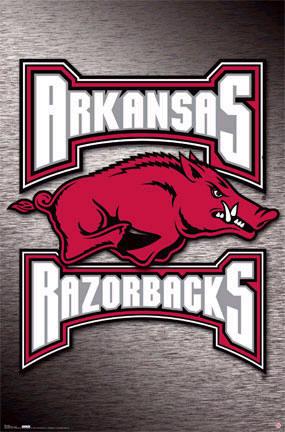 Razorback Logo - University of Arkansas Razorback Logo Art Poster