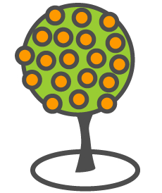 Orange Tree Circle Logo - Orange Tree Hosting