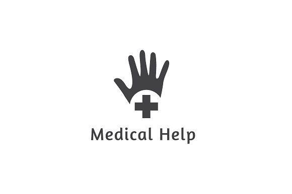 Medical White Logo - Medical Help Logo Template ~ Logo Templates ~ Creative Market