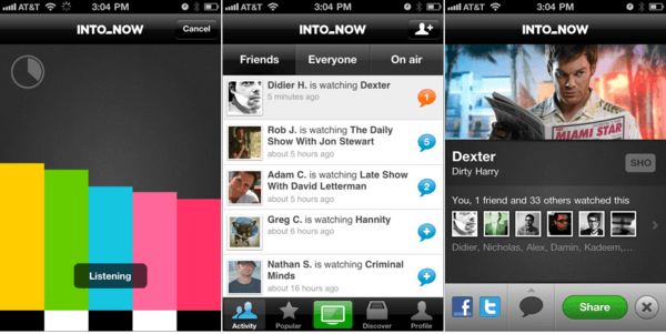Into Now App Logo - Yahoo buys IntoNow, maker of TV 'check-in' app for iOS devices