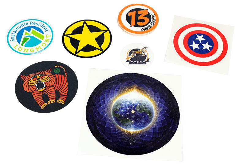 Custom Circle Logo - Custom Circle Stickers from StickerGiant