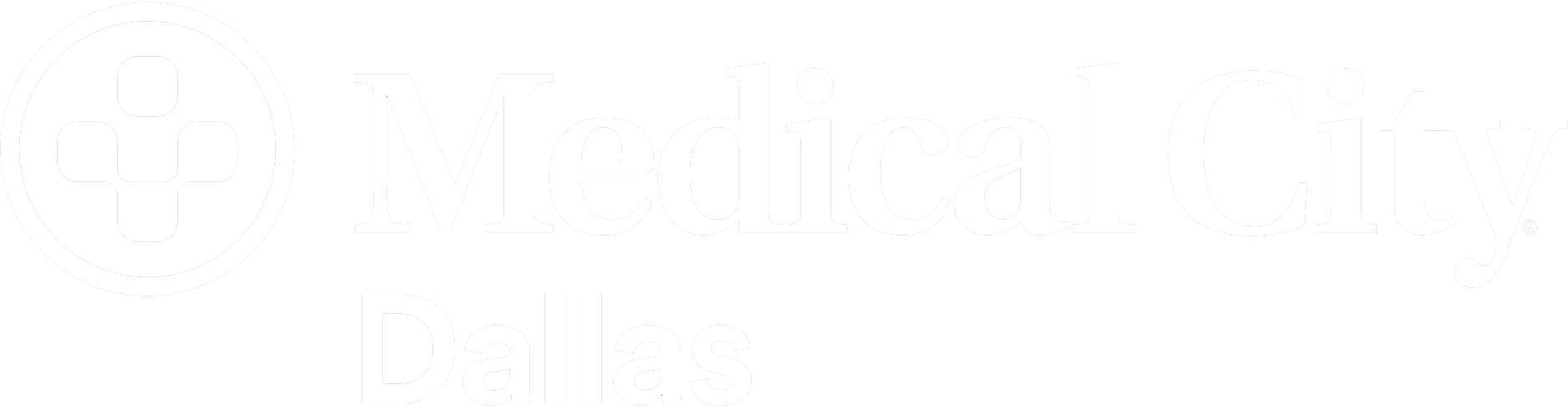 Medical White Logo - Medical City Dallas Hospital, TX. Medical City Dallas