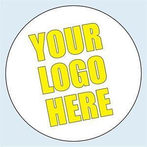 Custom Circle Logo - Custom Logo Personalised Labels stickers 60mm Circle Round Business