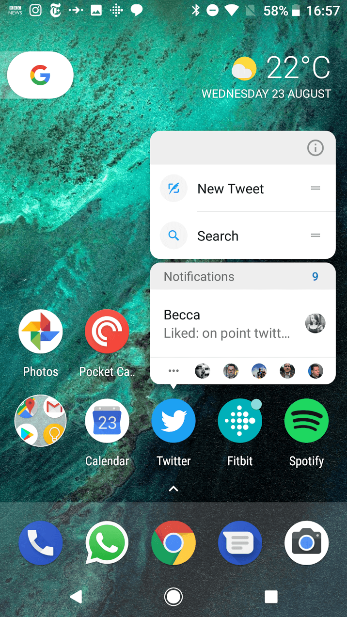 Into Now App Logo - How to use Notification Dots in Android Oreo