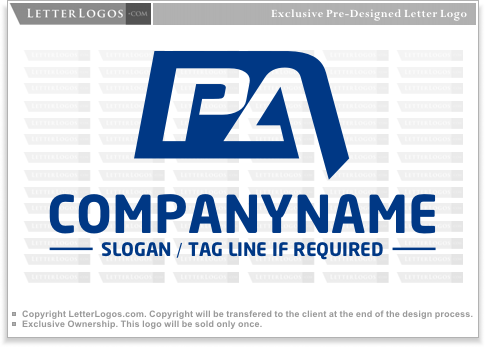 PA Logo - LetterLogos.com - Letter PA Logo ( p-logo-30 )