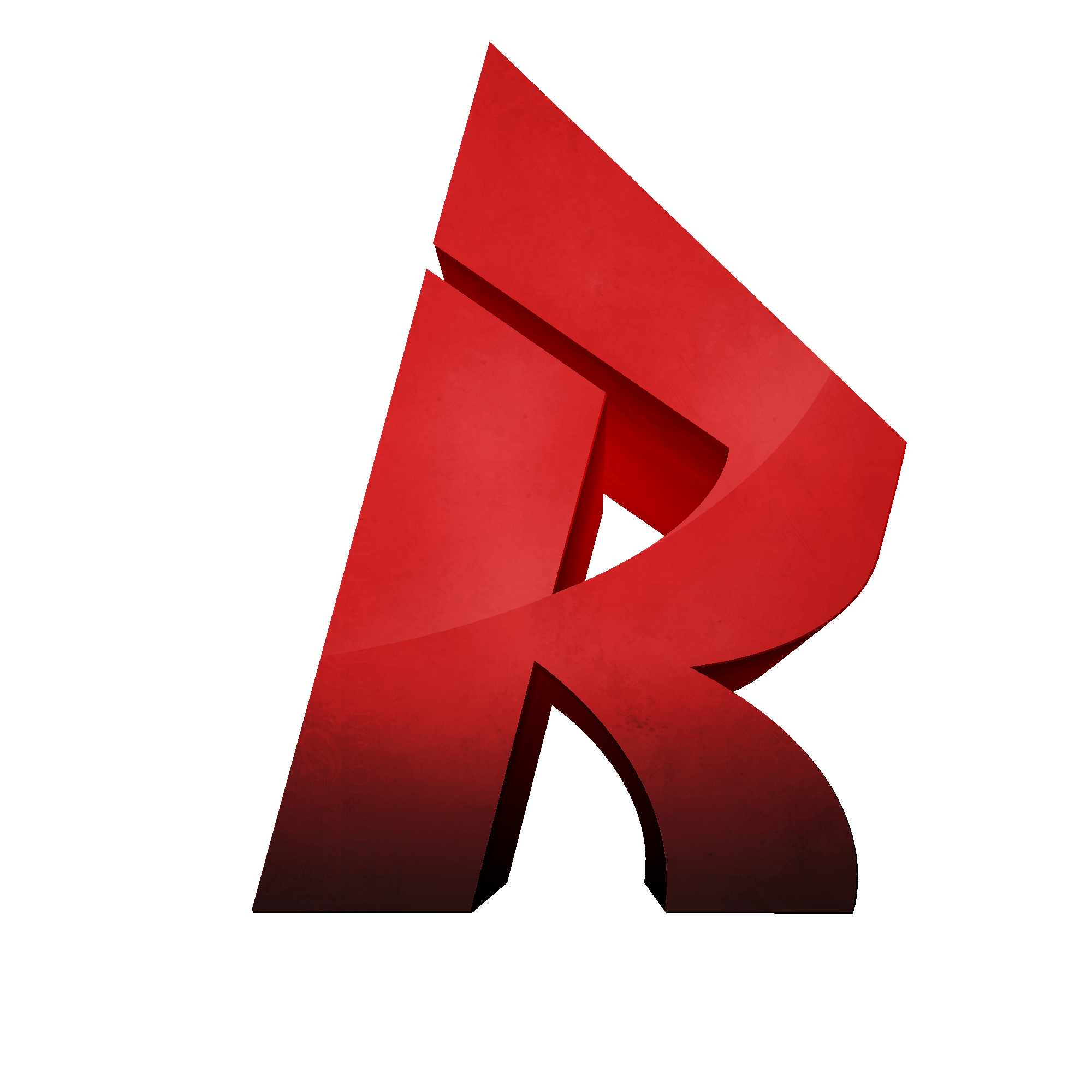 Cool Red R Logo LogoDix