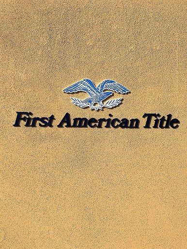 First American Title Logo - Building Logo Sign American Title