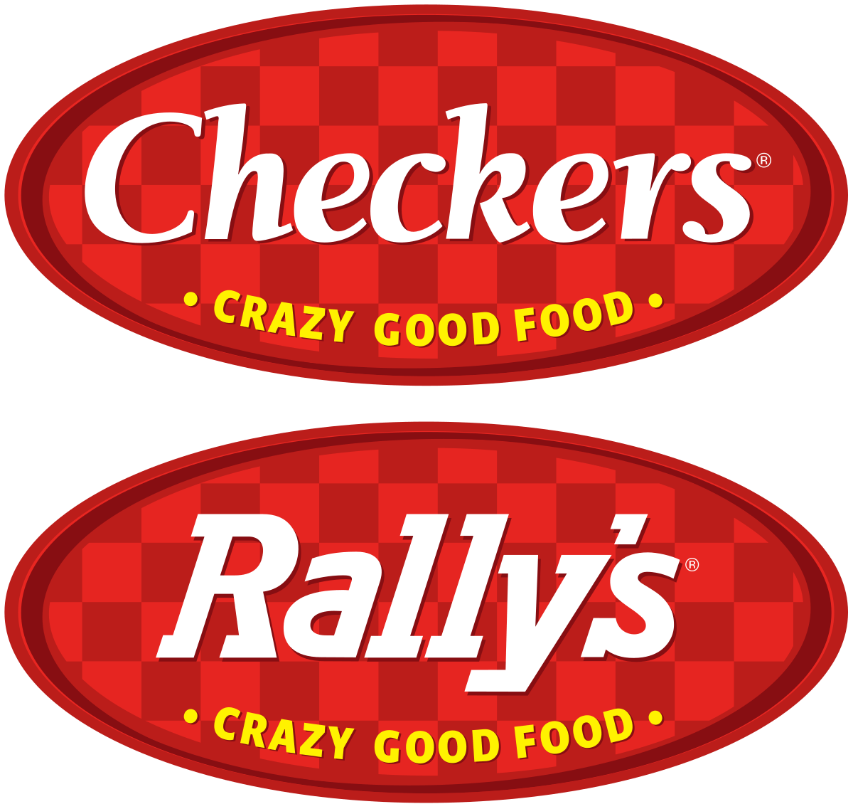Resturants Red Hamburger Logo - Checkers and Rally's