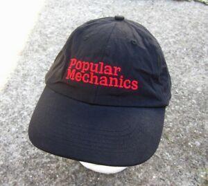 Popular Mechanics Logo - POPULAR MECHANICS Magazine logo baseball hat Hearst plain cap