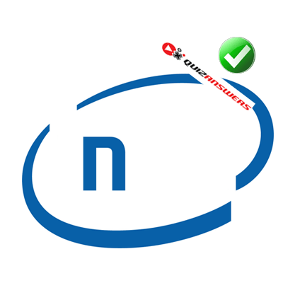 Blue Computer Logo - Dark blue oval Logos