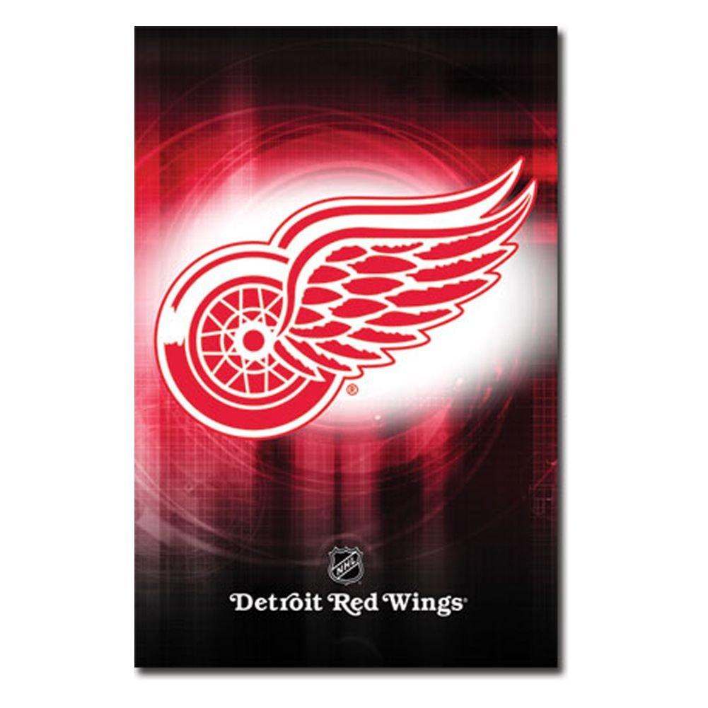 Detroit Red Wing Sports Logo - Detroit Red Wings Logo 10 Wall Poster