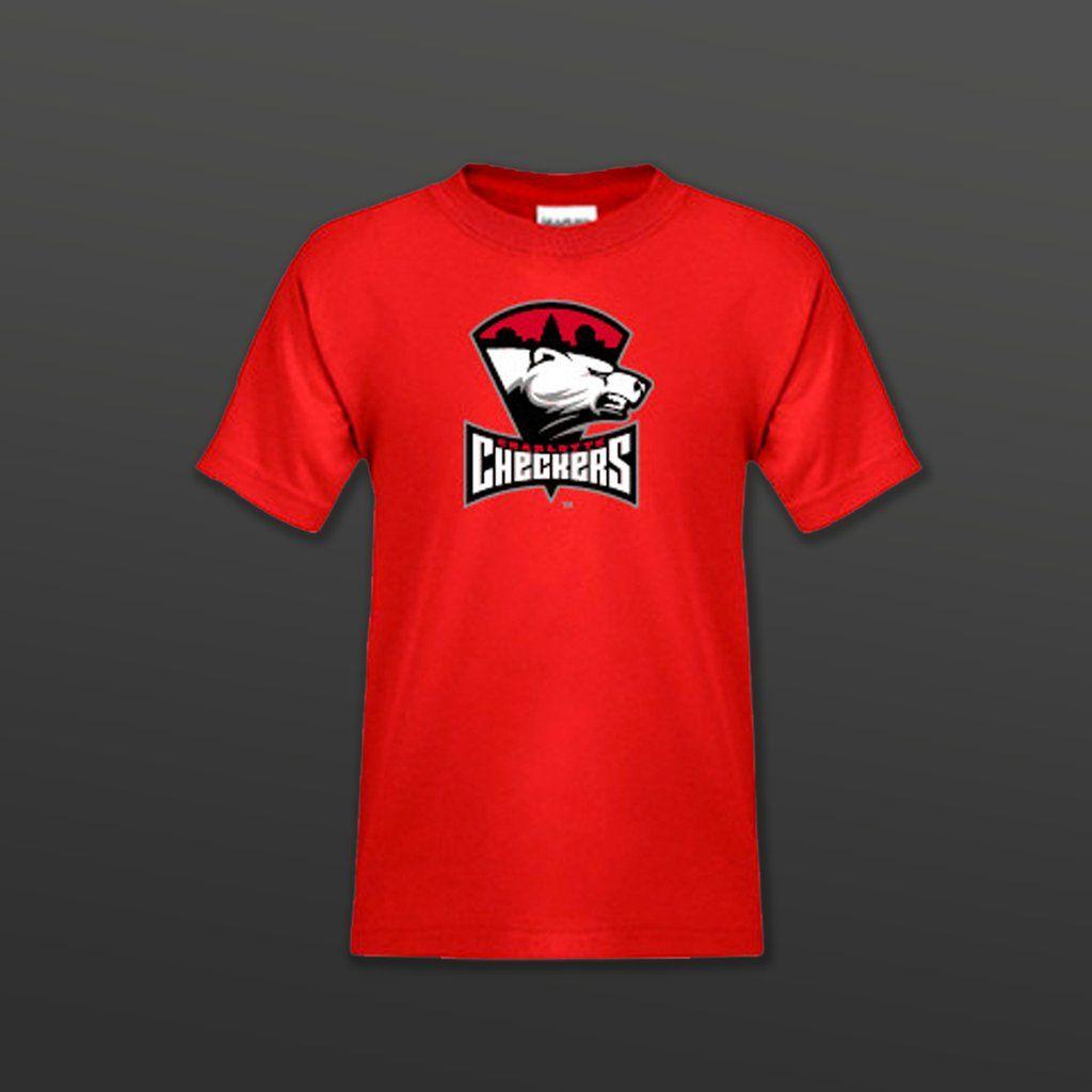 Checkers Logo - Charlotte Checkers Logo T-Shirt – Carolina Pro Shop