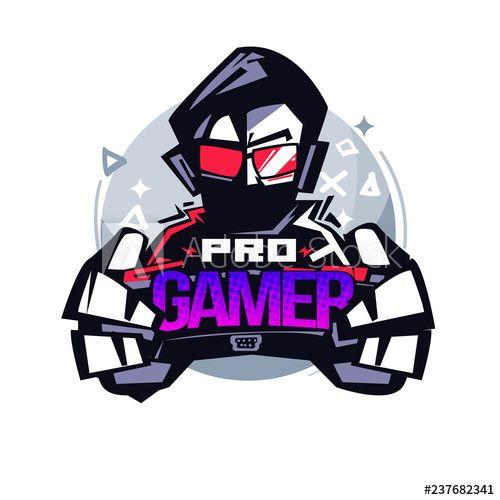 Pro Gamer Logo - Pro Gamer. Gamer logo - vector - Buy this stock vector and explore ...