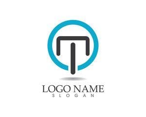 T and Circle Logo - It Logo Photo, Royalty Free Image, Graphics, Vectors & Videos