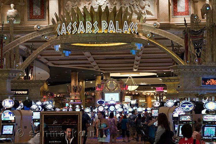 Caesars Palace Casino Logo - The Casino Area of Caesars Palace in Las Vegas in Nevada in the USA ...