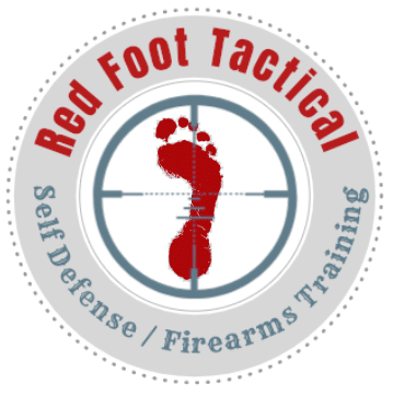 Red Foot with Wing Logo - MantisX Shooting Performance System
