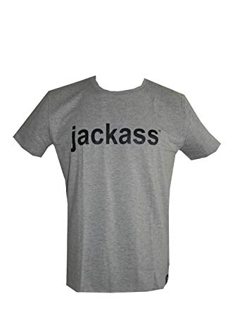 S and L Logo - JACKASS MTV Logo Men's T-Shirt - Color Grey, Size: S, M, L, Colour ...