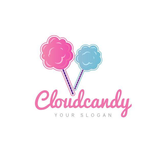 Candy Logo - Cloud Candy Logo & Business Card Template - The Design Love