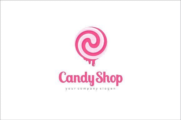 Candy Logo - Candy Shop Logo Logo Templates Creative Market