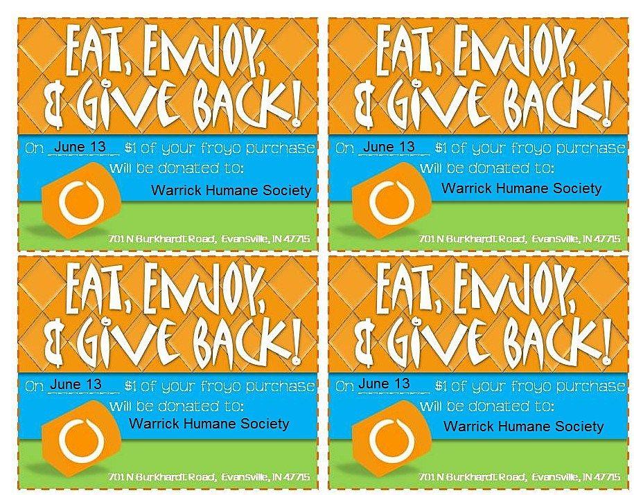 Orange Leaf Evansville Logo - Have Some Frozen Yogurt 6/13 & Give Back to the Warrick Humane Society