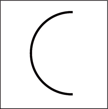 Half Black Circle Logo - How do i draw a semi circle to the right in processing - Stack Overflow