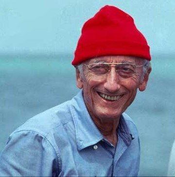 Man with Red Hat Logo - The Incredible Story Beneath Jacques Cousteau's Famous Red Hat ...