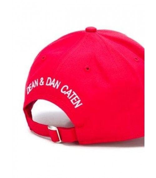 Man with Red Hat Logo - Dsquared2 logo patch cap Men RED Hats Accessories TII3RZRK8