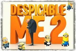 Despicable Me 1 Logo - Despicable Me 2 logo in a minion