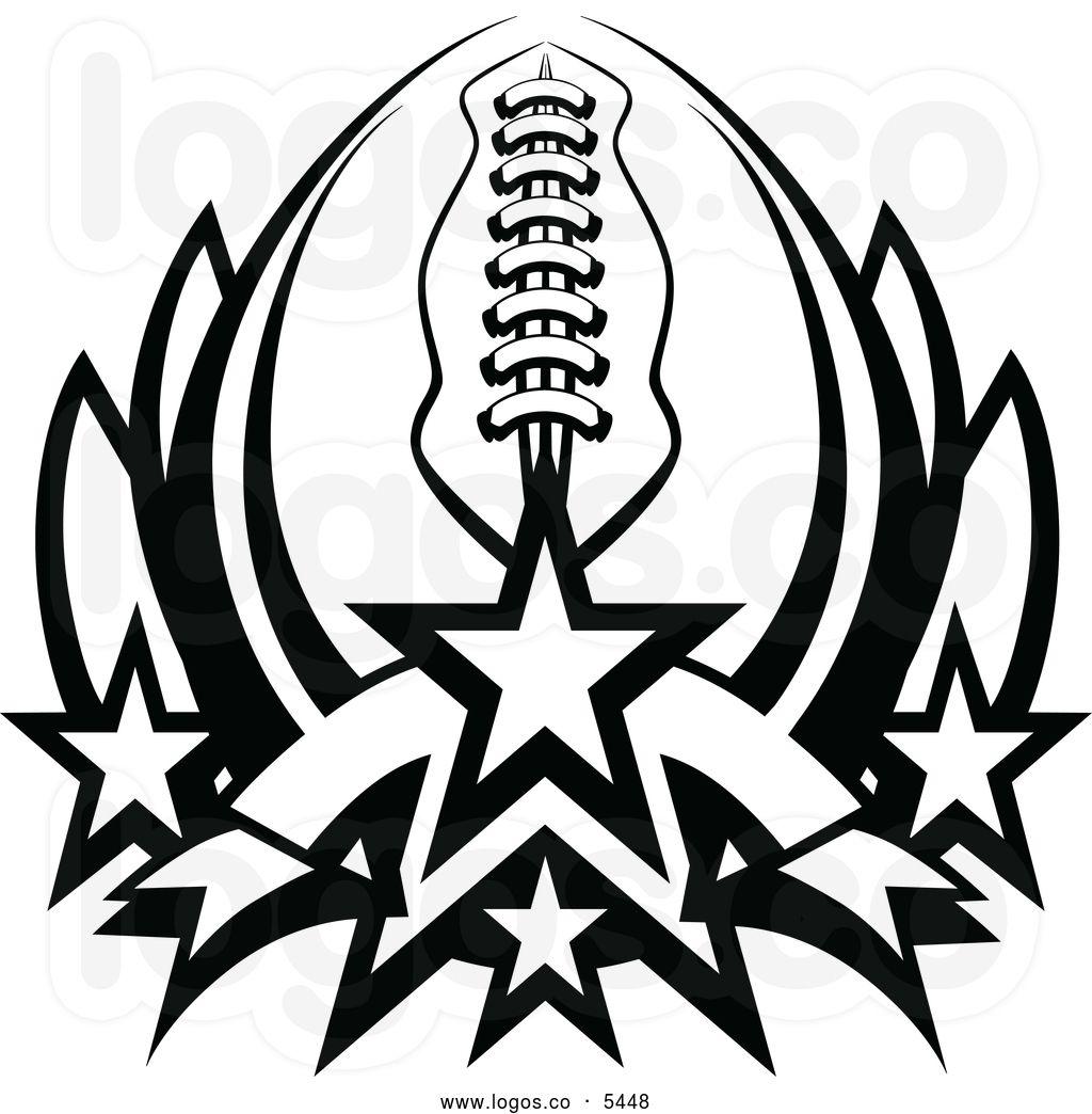 Black and White Football Logo - Football Logos Free Clipart