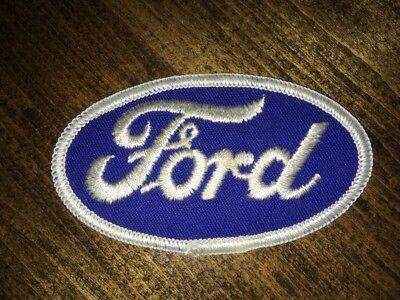 Blue Oval Logo - FORD VINTAGE BLUE Oval Logo Collectible Embroidered Patch New