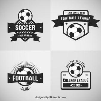 Black and White Football Logo - Football Vectors, Photo and PSD files